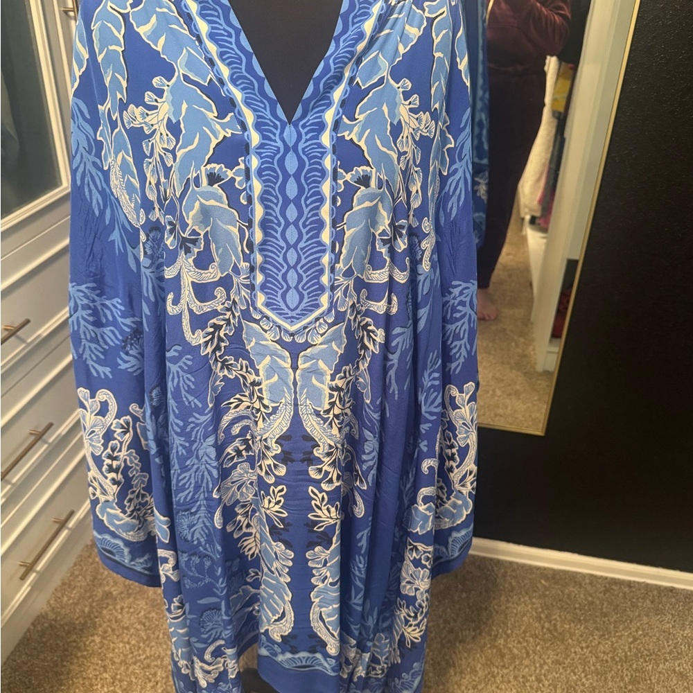Lilly Pulitzer Blue and White Dress